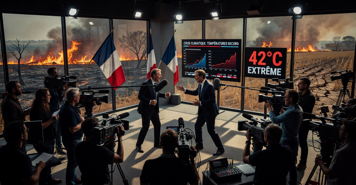 Canicule et crise politique : la droite et la gauche s’affrontent sur l’avenir de la France