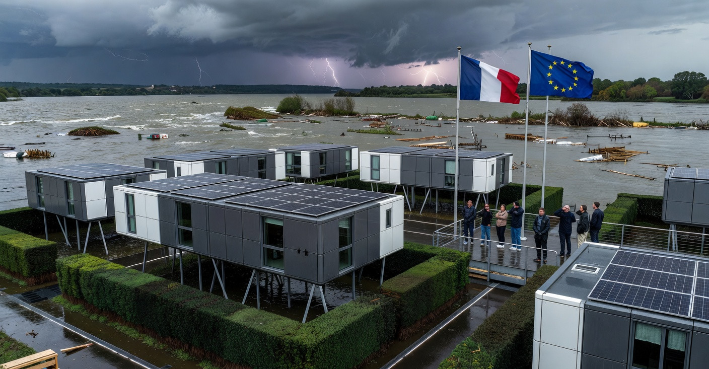 Climat : Caen invente un quartier futuriste face à la montée des eaux