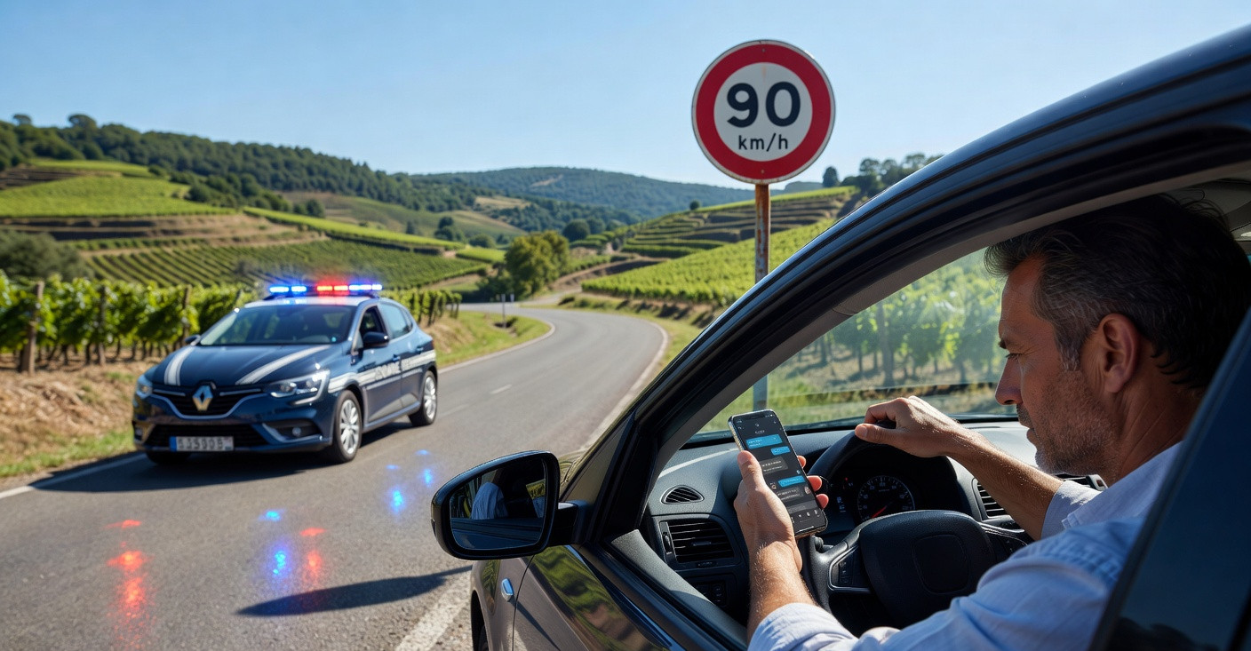 Téléphone au volant : l'Ardèche durcit le ton, la droite locale critique la 'répression'