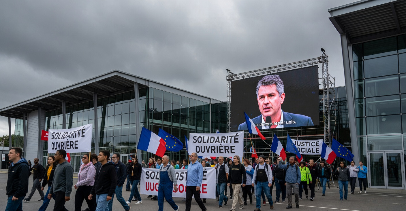 Syndicats unis à Tours : l'unité fait-elle le poids face à Macron ?