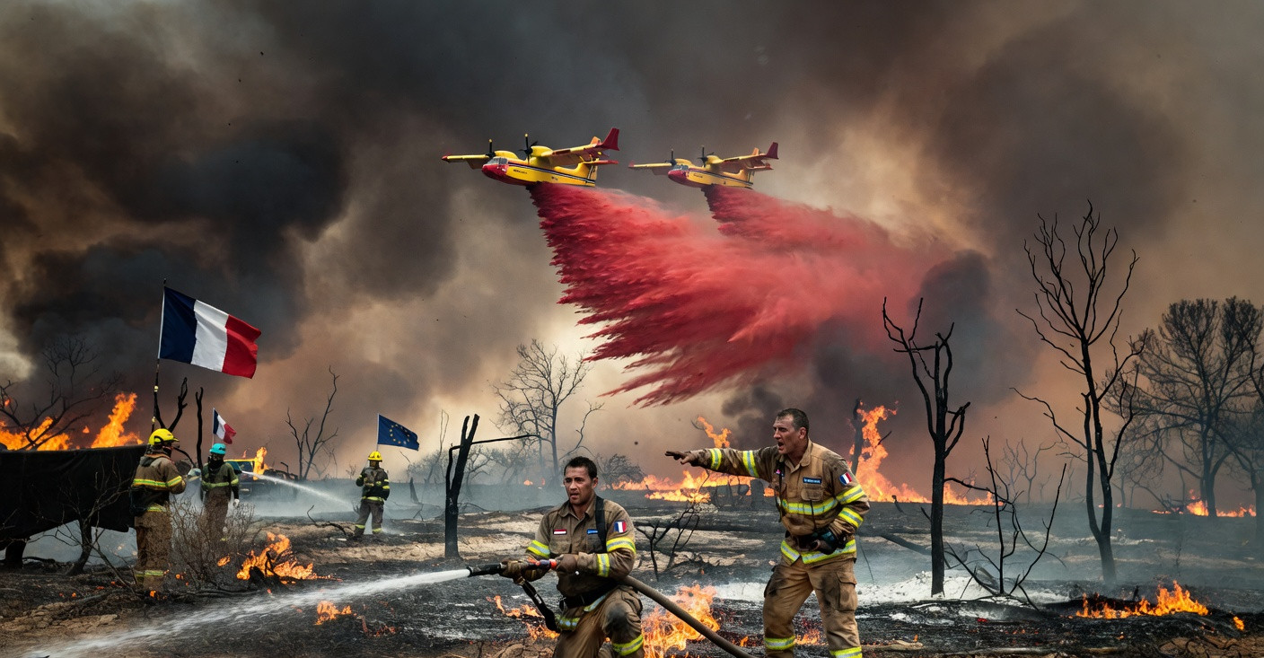 Feux de forêt : Macron joue-t-il les pompiers avec des avions qui n'arrivent qu'en 2032 ?