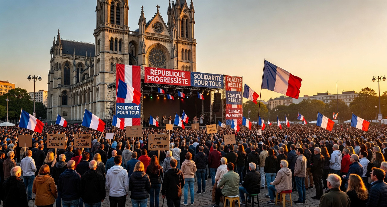 Mélenchon à Saint-Denis : 26 000 militants, un bureau-monument et une bataille pour 2027