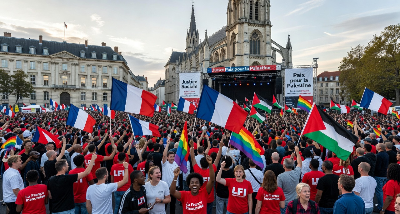 Mélenchon en campagne : le pari fou d'une nouvelle France à Saint-Denis