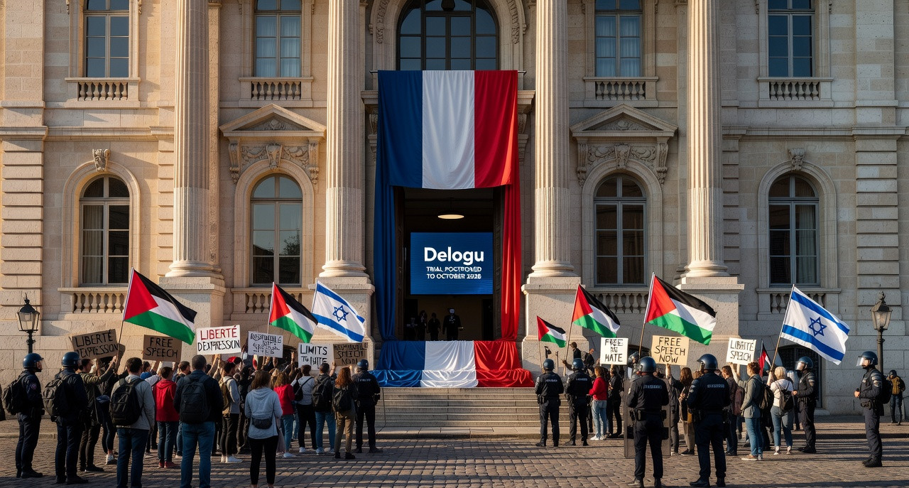 Procès Delogu reporté : l’extrême droite et la gauche s’affrontent sur la liberté d’expression